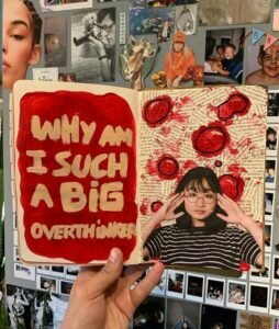 Excerpt from a beautiful sad girl scrapbook