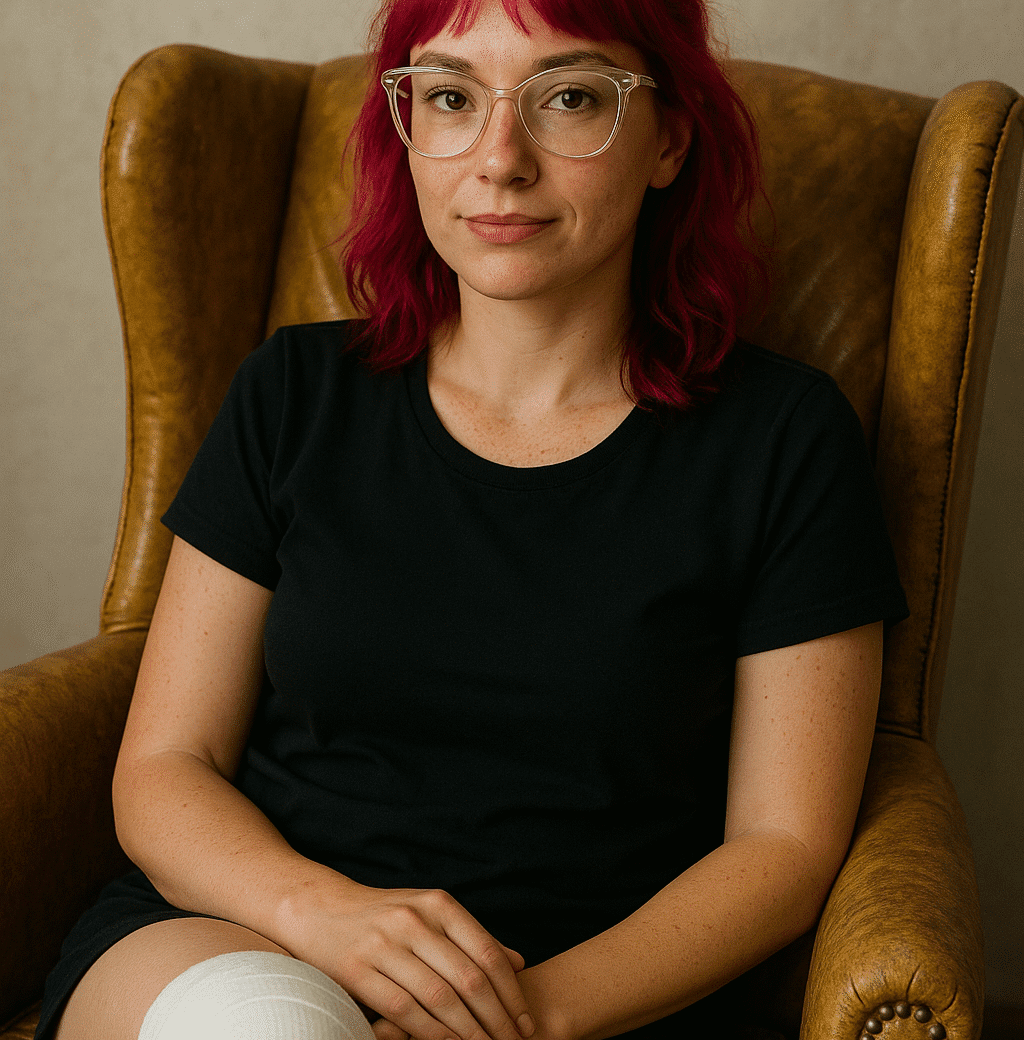 A AI generated image meant to be a likeness of the author of this piece.