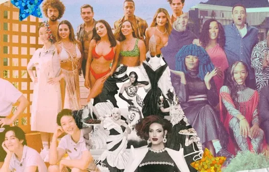 A collage of international reality television shows