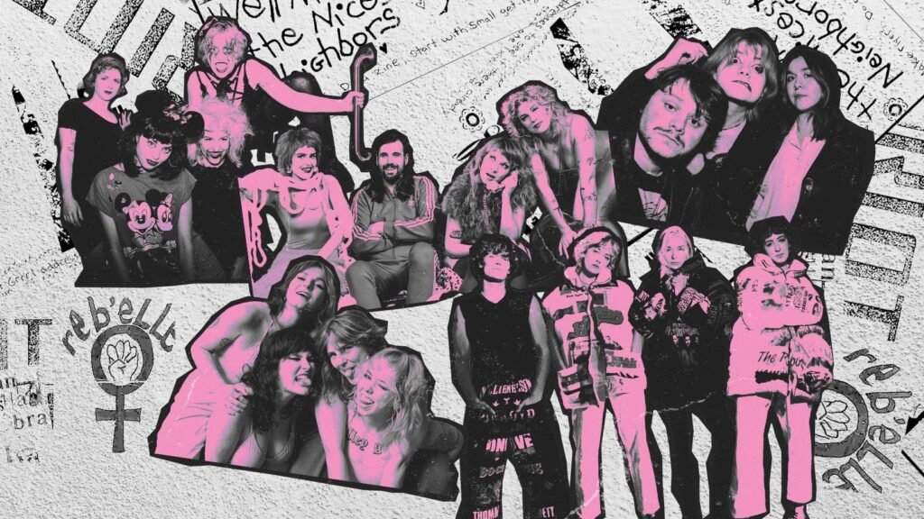 A riot grrrl collage 