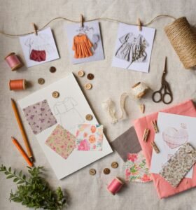 Inspiration pieces for dressmaking.