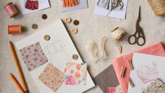 Inspiration pieces for dressmaking.